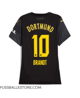 Günstige Borussia Dortmund Julian Brandt #10 Auswärtstrikot Damen 2024-25 Kurzarm